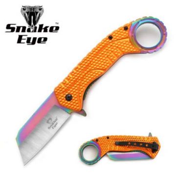 Snake Eye Tactical Spring Assisted Knife SE-5053ORRB